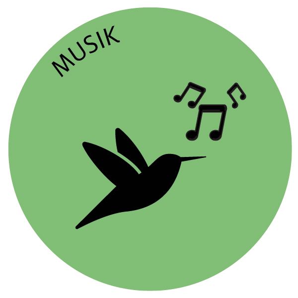 Kultur-Spatz-Musik Kultur-Spatz-Musik.Spatz auf blauem Hintergrund