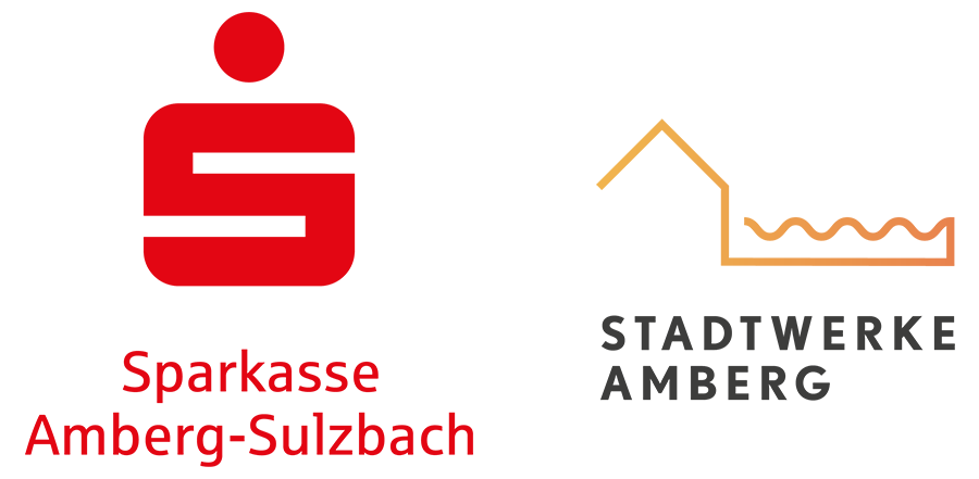 Sparkasse und Stadtwerke Amberg Logo