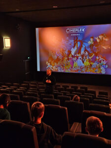 Kulturspatz Impressionen Medien: Kinder vor Leinwand